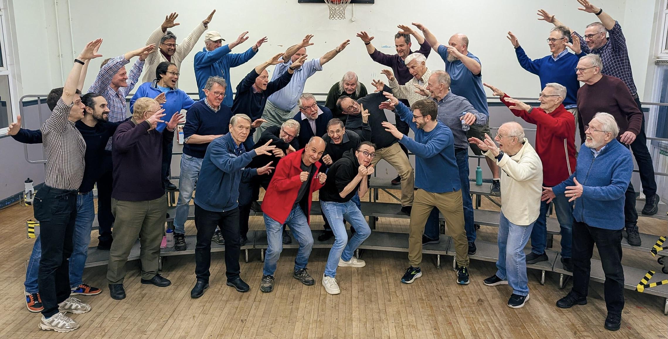 24th Feb 2026: A great coaching lesson last Tuesday from Jacob Carter of Meantime chorus